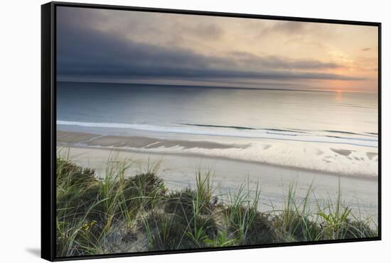 Dawn over the Atlantic Ocean as Seen from the Marconi Station Site, Cape Cod National Seashore-Jerry and Marcy Monkman-Framed Stretched Canvas