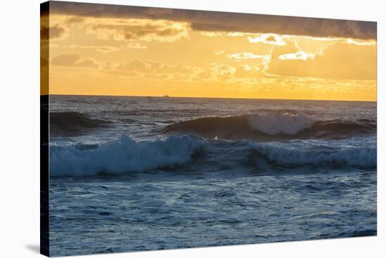 Dawn over the Atlantic Ocean at Coast Guard Beach , Eastham, Massachusetts-Jerry and Marcy Monkman-Stretched Canvas