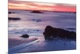 Dawn over the Atlantic Ocean in Rye, New Hampshire. Wallis Sands SP-Jerry & Marcy Monkman-Mounted Premium Photographic Print