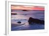 Dawn over the Atlantic Ocean in Rye, New Hampshire. Wallis Sands SP-Jerry & Marcy Monkman-Framed Premium Photographic Print