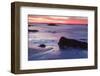 Dawn over the Atlantic Ocean in Rye, New Hampshire. Wallis Sands SP-Jerry & Marcy Monkman-Framed Photographic Print