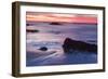 Dawn over the Atlantic Ocean in Rye, New Hampshire. Wallis Sands SP-Jerry & Marcy Monkman-Framed Photographic Print