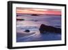 Dawn over the Atlantic Ocean in Rye, New Hampshire. Wallis Sands SP-Jerry & Marcy Monkman-Framed Photographic Print