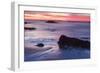 Dawn over the Atlantic Ocean in Rye, New Hampshire. Wallis Sands SP-Jerry & Marcy Monkman-Framed Photographic Print