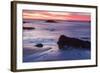 Dawn over the Atlantic Ocean in Rye, New Hampshire. Wallis Sands SP-Jerry & Marcy Monkman-Framed Photographic Print