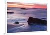 Dawn over the Atlantic Ocean in Rye, New Hampshire. Wallis Sands SP-Jerry & Marcy Monkman-Framed Photographic Print