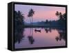 Dawn over the Backwaters, Near Alappuzha (Alleppey), Kerala, India, Asia-Stuart Black-Framed Stretched Canvas