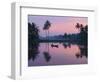 Dawn over the Backwaters, Near Alappuzha (Alleppey), Kerala, India, Asia-Stuart Black-Framed Photographic Print