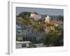 Dawn Over the Commercial District, Fort Myers Beach, Florida-Walter Bibikow-Framed Photographic Print