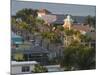 Dawn Over the Commercial District, Fort Myers Beach, Florida-Walter Bibikow-Mounted Photographic Print