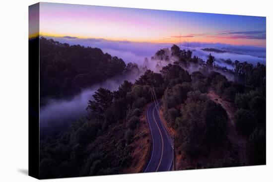 Dawn Over the Easy Bay Hills Oakland Montclair Grizzly Peak-Vincent James-Stretched Canvas