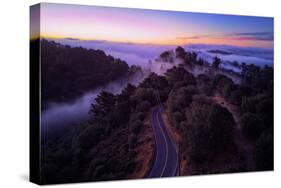 Dawn Over the Easy Bay Hills Oakland Montclair Grizzly Peak-Vincent James-Stretched Canvas