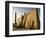 Dawn over the Impressive First Pylon of Luxor Temple, Egypt-Julian Love-Framed Photographic Print