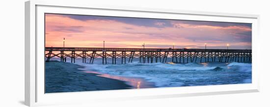 Dawn over the Pier-Alan Hausenflock-Framed Premium Giclee Print