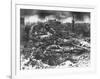 Dawn Rising on Muddy, Horrific Battlefield of Passchendaele as Soldiers Tend to the Dead During WWI-null-Framed Photographic Print