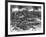 Dawn Rising on Muddy, Horrific Battlefield of Passchendaele as Soldiers Tend to the Dead During WWI-null-Framed Photographic Print