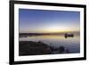 Dawn Seascape of Ria Formosa Wetlands Natural Park, Shot in Cavacos Beach. Algarve. Portugal-Carlos Neto-Framed Photographic Print