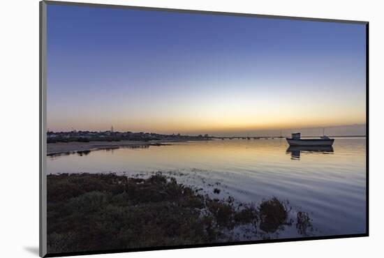 Dawn Seascape of Ria Formosa Wetlands Natural Park, Shot in Cavacos Beach. Algarve. Portugal-Carlos Neto-Mounted Photographic Print