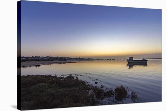 Dawn Seascape of Ria Formosa Wetlands Natural Park, Shot in Cavacos Beach. Algarve. Portugal-Carlos Neto-Stretched Canvas