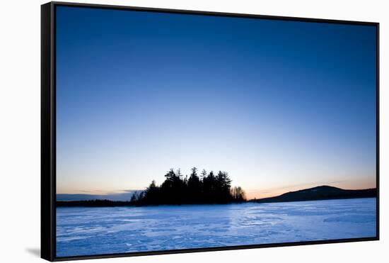 Dawn, Second Roach Pond, Medawisla Wilderness Camps, Greenville, Maine-Jerry & Marcy Monkman-Framed Stretched Canvas