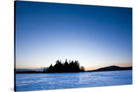 Dawn, Second Roach Pond, Medawisla Wilderness Camps, Greenville, Maine-Jerry & Marcy Monkman-Stretched Canvas