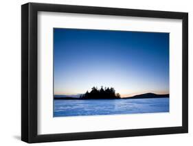 Dawn, Second Roach Pond, Medawisla Wilderness Camps, Greenville, Maine-Jerry & Marcy Monkman-Framed Photographic Print