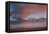 Dawn Sky over Carbis Bay Beach Looking to Godrevy Point-Mark Doherty-Framed Stretched Canvas