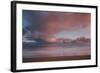 Dawn Sky over Carbis Bay Beach Looking to Godrevy Point-Mark Doherty-Framed Photographic Print