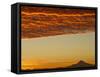 Dawn Sky over Mt. Hood, Oregon, USA-William Sutton-Framed Stretched Canvas