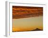Dawn Sky over Mt. Hood, Oregon, USA-William Sutton-Framed Premium Photographic Print