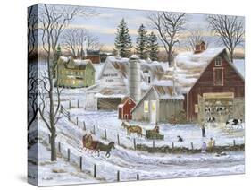 Dawn-T-Dusk Farm-Bob Fair-Stretched Canvas