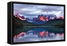 Dawn Torres del Paine-Larry Malvin-Framed Stretched Canvas