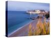 Dawn View of Beach, Harbour and Waterfront of Dubrovnik Old Town, Dalmatia, Croatia, Europe-Martin Child-Stretched Canvas