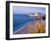 Dawn View of Beach, Harbour and Waterfront of Dubrovnik Old Town, Dalmatia, Croatia, Europe-Martin Child-Framed Photographic Print