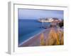 Dawn View of Beach, Harbour and Waterfront of Dubrovnik Old Town, Dalmatia, Croatia, Europe-Martin Child-Framed Photographic Print