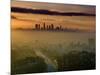 Dawn View of Downtown, Los Angeles, California, USA-Walter Bibikow-Mounted Photographic Print