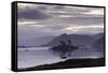 Dawn View of Plockton and Loch Carron Near the Kyle of Lochalsh in the Scottish Highlands-John Woodworth-Framed Stretched Canvas