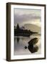 Dawn View of Plockton and Loch Carron Near the Kyle of Lochalsh in the Scottish Highlands-John Woodworth-Framed Photographic Print