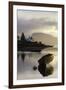 Dawn View of Plockton and Loch Carron Near the Kyle of Lochalsh in the Scottish Highlands-John Woodworth-Framed Photographic Print