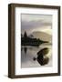 Dawn View of Plockton and Loch Carron Near the Kyle of Lochalsh in the Scottish Highlands-John Woodworth-Framed Photographic Print