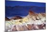 Dawn, Zabriskie Point, Death Valley National Park, California, USA-Michel Hersen-Mounted Photographic Print