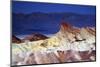 Dawn, Zabriskie Point, Death Valley National Park, California, USA-Michel Hersen-Mounted Photographic Print