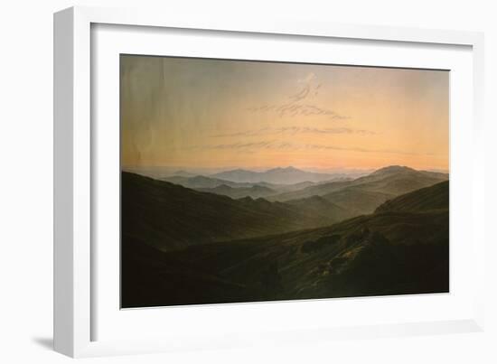 Dawn-Caspar David Friedrich-Framed Giclee Print