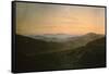 Dawn-Caspar David Friedrich-Framed Stretched Canvas