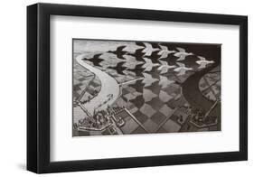 Day and Night-M^ C^ Escher-Framed Art Print