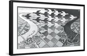 Day and Night-M^ C^ Escher-Framed Art Print