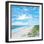 Day At The Beach Square-Julie DeRice-Framed Art Print