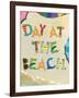 Day at the Beach-Scott Westmoreland-Framed Art Print