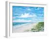 Day At The Beach-Julie DeRice-Framed Art Print