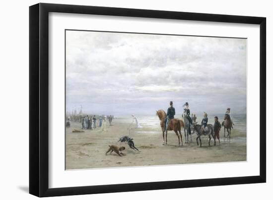 Day at the Beach-Otto Eerelman-Framed Giclee Print